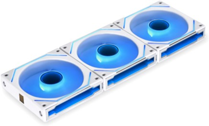 Набір вентиляторів Lian Li Uni Fan IN 120-3 Triple White (G99.12SLIN3W.00) - зображення 1