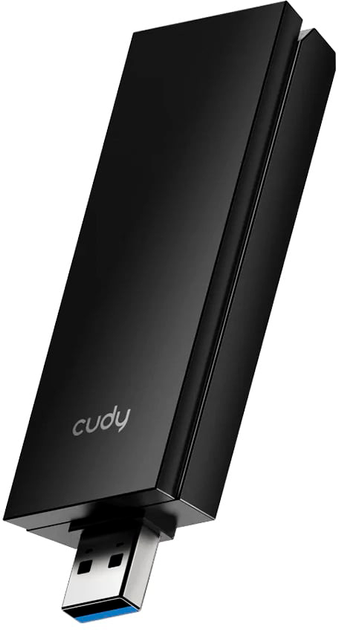 Adapter Wi-Fi Cudy WU5400 trójpasmowy z USB 3.0 AX5400 (73-00588) - obraz 1