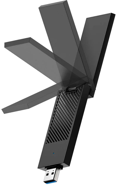 Adapter Wi-Fi Cudy WU5400 trójpasmowy z USB 3.0 AX5400 (73-00588) - obraz 2