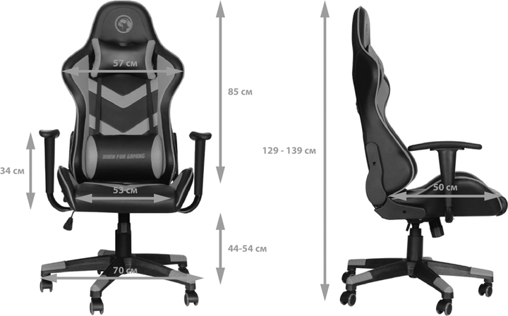 Fotel Marvo CH-106 Black (CH-106BK) - obraz 8