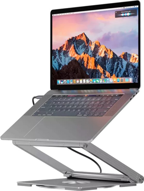 Hub USB Canyon OnStand 2 Aluminium 6-in-1 z podstawką do laptopa (CNS-SDS2) - obraz 12