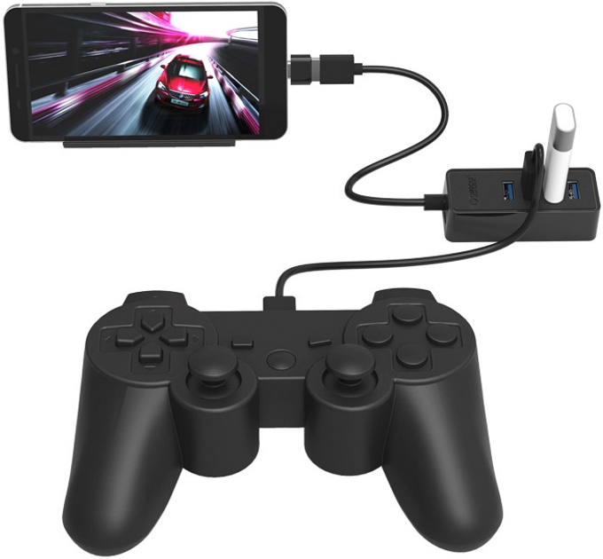 Hub USB Orico USB 3.0 4 porty (W5P-U3-100-BK-PR) - obraz 6