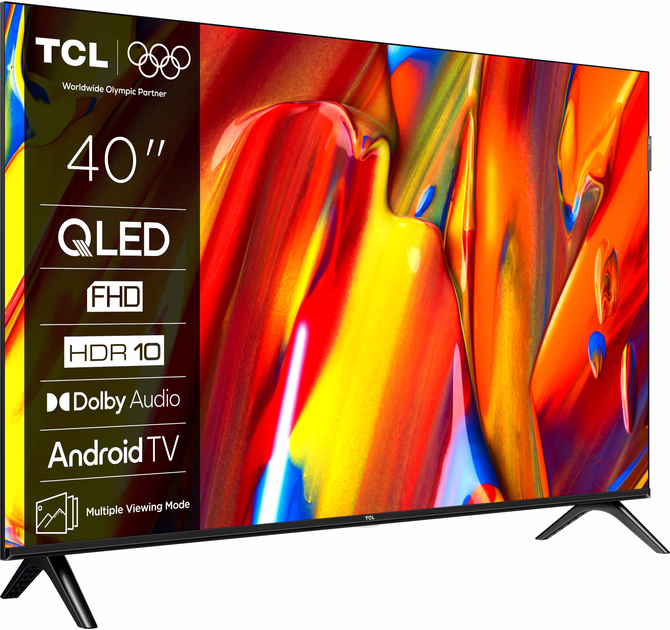 Телевізор TCL QLED 40" 40V5C (40V5C) - зображення 1