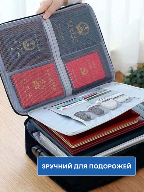 Органайзер дорожный 3DTOYSLAMP стильная сумка A4 37×27×12 см деловой кейс с кодовым замком отделениями для документов паспортов удостоверений банковских карт файлов денег аксессуаров мелкой электроники для путешествий командировок премиум подарок чёрный - Фото 6 Органайзер дорожный 3DTOYSLAMP стильная сумка A4 37×27×12 см деловой кейс с кодовым замком отделениями для документов паспортов удостоверений банковских карт файлов денег аксессуаров мелкой электроники для путешествий командировок премиум подарок чёрный - изображение 6