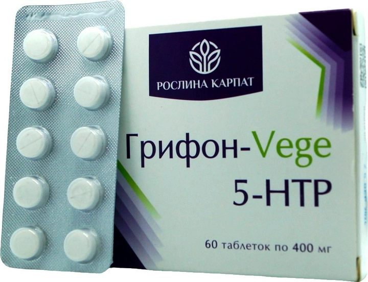 Грифон-vege 5-htp, Рослина Карпат, 60 штук - изображение 3