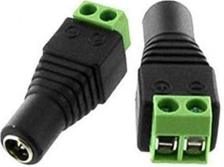 Złącze zasilania PowerPlant DC 2.1x5.5 mm 10 szt. (PMCF) - obraz 1