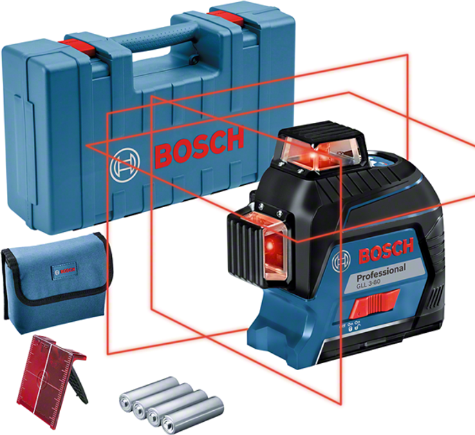Laser liniowy Bosch Professional GLL 3-80 do 120 m (0601063S00) - obraz 3