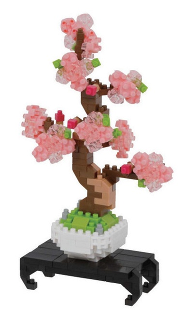 Конструктор Nanoblock Bonsai Sakura 270 деталей NBH_225 (4972825221730) - зображення 3