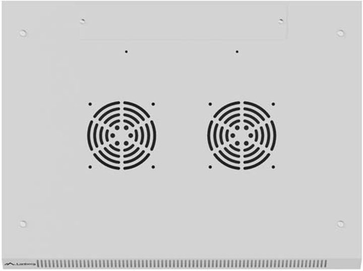 Szafa wisząca serwerowa Lanberg 19" 22U 600x450 V2 Grey (WF01-6422-10S) - obraz 10