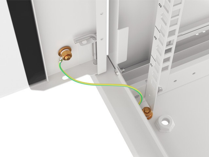 Szafa wisząca serwerowa Lanberg 19" 22U 600x450 V2 Grey (WF01-6422-10S) - obraz 13