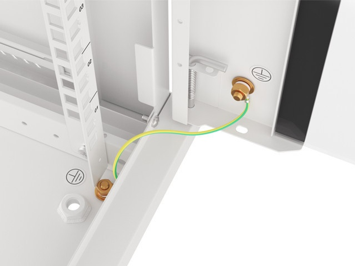 Szafa wisząca serwerowa Lanberg 19" 22U 600x450 V2 Grey (WF01-6422-10S) - obraz 14