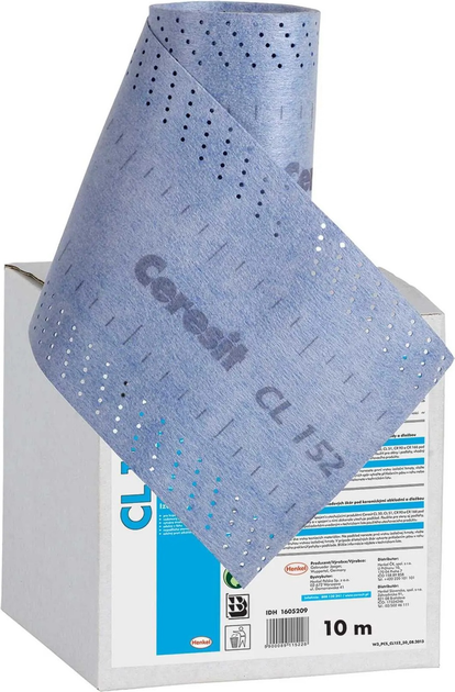 Стрічка гідроізоляційна Ceresit СL 152 0.12x10 м 0.52 мм Світло-сіра (E29090) - зображення 2