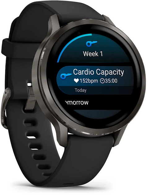 Смарт-годинник Garmin Venu 4 41mm Black w/ Slate + Black (010-03013-02) - зображення 3
