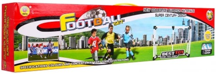 Футбольні ворота садові великі для дітей 6+ років з м’ячем і насосом (ZOG.HF540) (5903864910575) - зображення 1