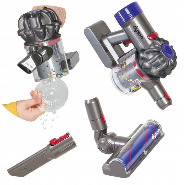 Zestaw zabawkowy Casdon odkurzacz pionowy bezprzewodowy Dyson (5011551006873) (955555910630969) - Outlet - obraz 3
