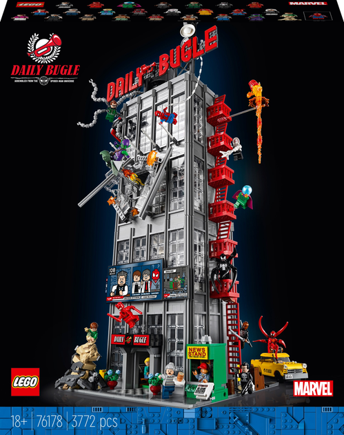 Zestaw klocków LEGO Marvel Spider-Man Daily Bugle 3772 elementy (76178) (955555913311278) - Outlet - obraz 1