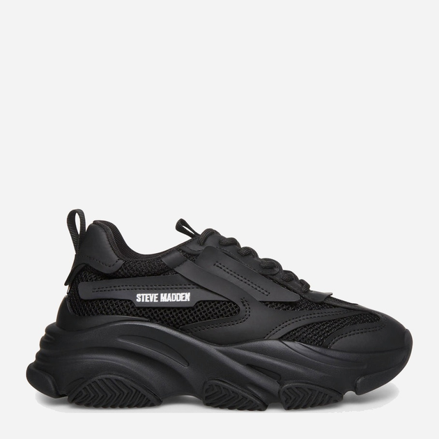 Жіночі снікери Steve Madden Possession-E Sneaker SM19000033-001 39 24.6 см Чорні (8720857174007) (955555907639080) - Уцінка - зображення 1