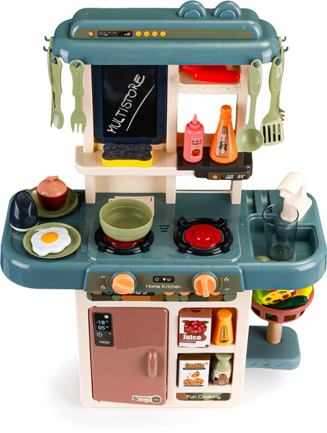 Kuchnia dla dzieci Beibe Good dźwięki LED, woda, generator pary, dodatki (5903769970193) (955555911597225) - Outlet - obraz 4