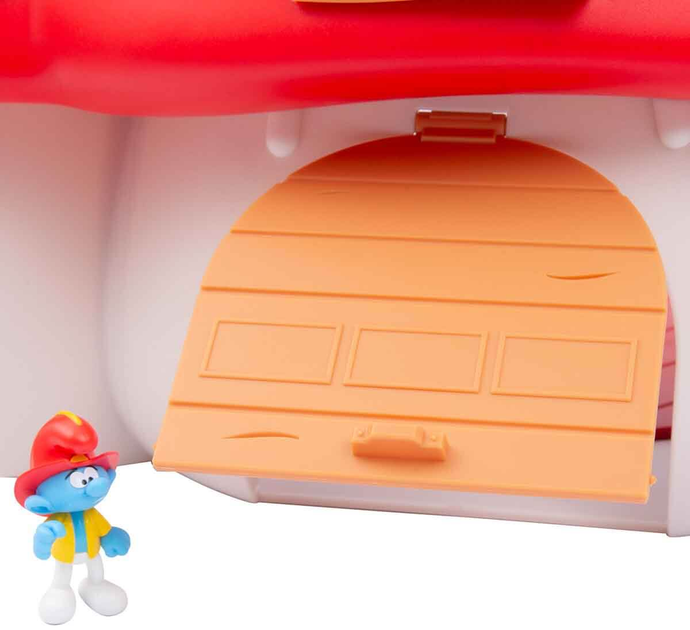 Ігровий набір Giochi Preziosi The Smurfs Пожежна станція з персонажем (8056379171911) (955555913601223) - Уцінка - зображення 4