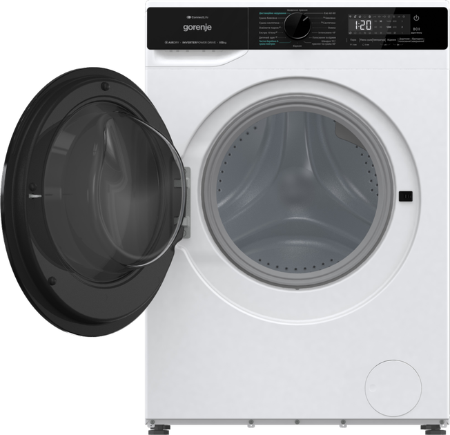 Прально-сушильна машина Gorenje WD 2PA854 ADW/UA 8/5 кг фронтальна інверторна - зображення 2