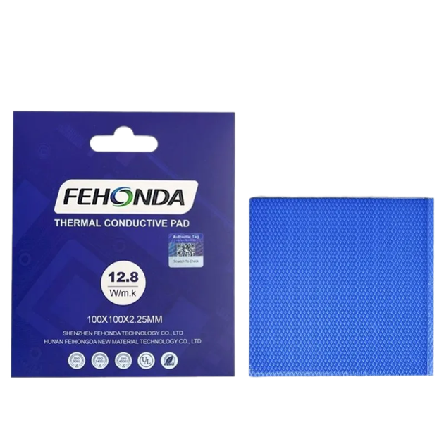 Термопрокладка Fehonda 100x100x2.25mm (12.8W/m*k) (18660) - Фото 2 Термопрокладка Fehonda 100x100x2.25mm (12.8W/m*k) (18660) - изображение 2