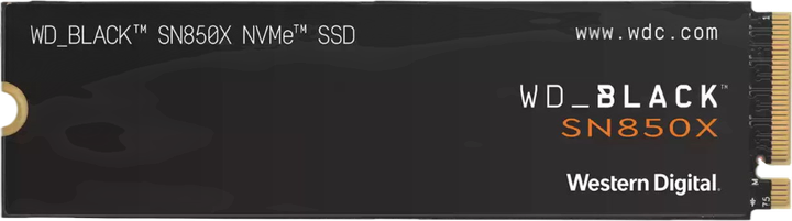 SSD M.2 накопичувач WD Black SN850X 1TB (WDS100T2X0E) - Фото 1 SSD M.2 накопичувач WD Black SN850X 1TB (WDS100T2X0E) - изображение 1