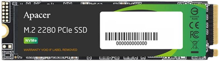 SSD M.2 накопичувач Apacer AS2280P4X 512GB (AP512GAS2280P4X-1) - Фото 1 SSD M.2 накопичувач Apacer AS2280P4X 512GB (AP512GAS2280P4X-1) - изображение 1