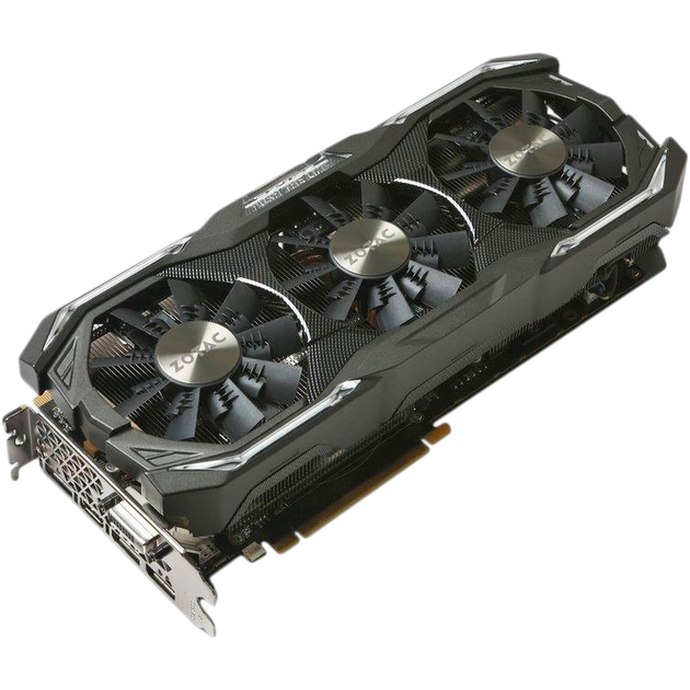 Відеокарта GeForce GTX 1070 8GB Zotac AMP! Extreme (ZT-P10700B-10P) Б/В - Фото 2 Відеокарта GeForce GTX 1070 8GB Zotac AMP! Extreme (ZT-P10700B-10P) Б/В - изображение 2