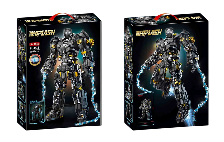 Конструктор Марвел Железный человек Whiplash Armor Mark II Iron Man Marvel 2362 деталей - изображение 8