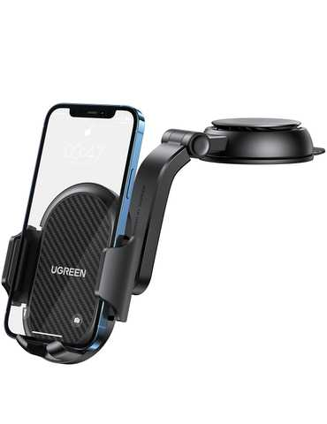 Крепление для телефонов UGREEN LP405 Waterfall-Shaped Suction Cup Phone Mount Black (20473) - Фото 1 Крепление для телефонов UGREEN LP405 Waterfall-Shaped Suction Cup Phone Mount Black (20473) - изображение 1