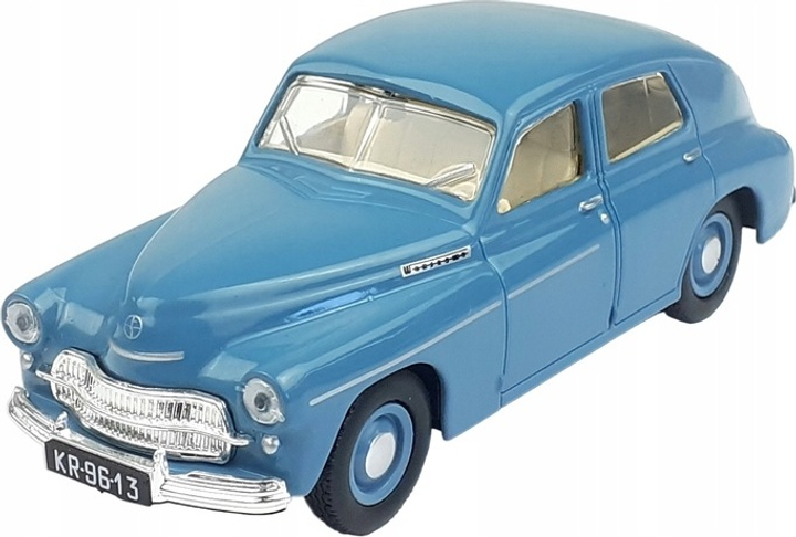 Металева модель автомобіля Daffi PRL Warszawa M-20 1:43 Синій GXP-752104 (5905422022706) - зображення 4