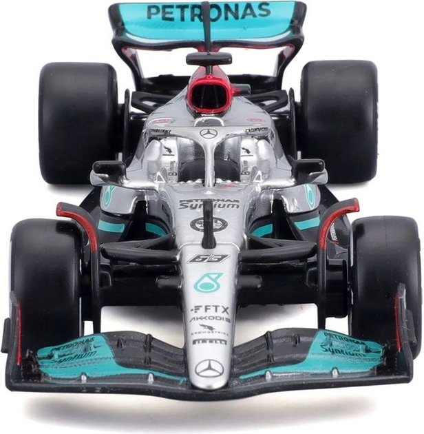 Metalowy model samochodu Bburago F1 Mercedes W13 E Performance 63 Russel 1:43 BB-18-38065-63 (4893993014729) - obraz 4