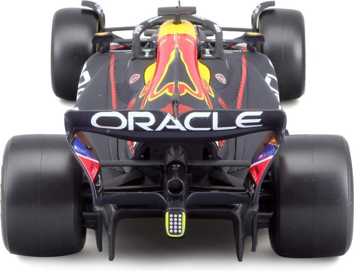Metalowy model samochodu Bburago F1 Red Bull Racing Oracle RB18 Max Verstappen 1:24 Czarny BU28026-VE (4893993280261) - obraz 5