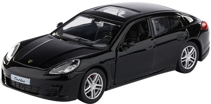 Металева модель автомобіля Daffi RMZ City Porsche Panamera Turbo 1:32 Чорний K-844 (5905422118447) - зображення 2