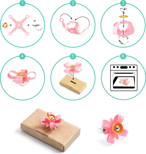 Набір для створення каблучок Djeco (DJ09499) - зображення 6