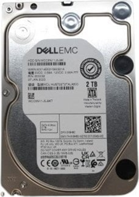 Жорсткий диск Dell 2TB 7200RPM 3.5" SATA III (400-BRCT) - зображення 1