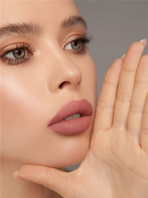 Суперстойкая жидкая помада для губ Aden Liquid Lipstick - №06 Force 7 ml - изображение 2