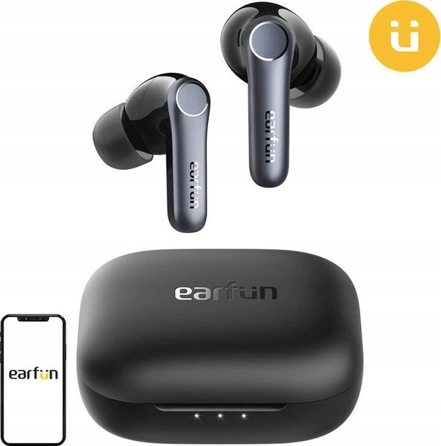EarFun Air інтернет-магазині в купити Black 4 Pro Air EarFun TWS Навушники ブラック ワイヤレスイヤホン 4+ Pro イヤホン