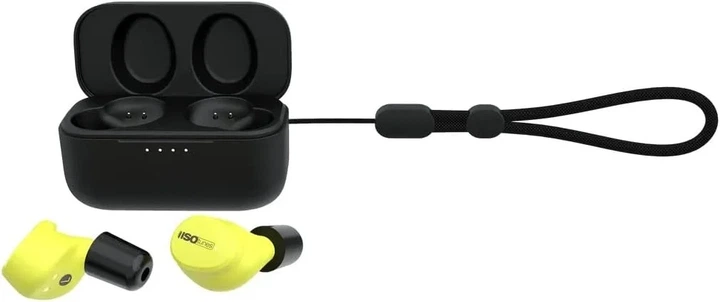 Беспроводные противошумные наушники ISOtunes Free Aware EN352 / Bluetooth 5.2 / Активное шумоподавление / Влагозащита IP67 / До 25 часов работы от кейса / Желтые Б/В 1006099971 b5 - изображение 7