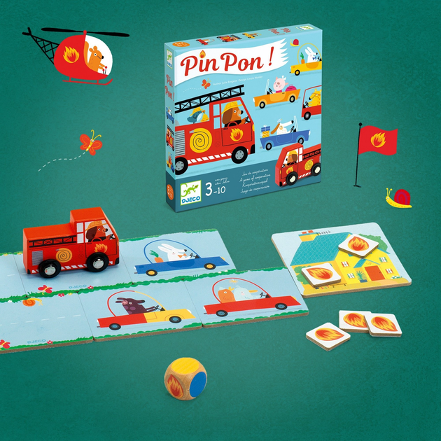 Gra planszowa Djeco Pin Pon! Alarm (edycja międzynarodowa) (DJ08571) - obraz 2