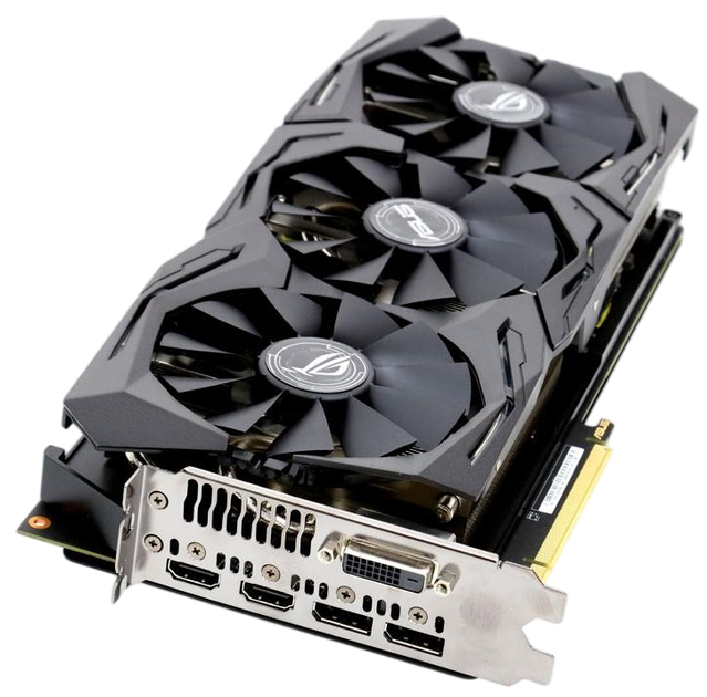 Відеокарта AMD Radeon RX Vega 64 8GB Asus ROG Strix Gaming OC (ROG-STRIX-RXVEGA64-O8G-GAMING) Б/В - зображення 3