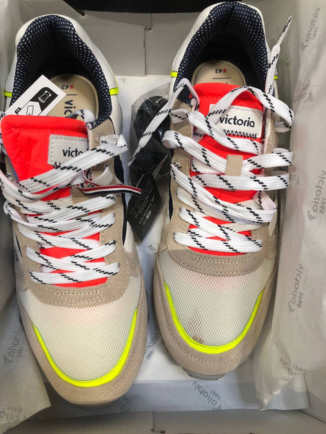 Чоловічі кросівки Victoria 8802106-20 43 28.3 см Бежеві (8433101215585) (955555901016533) - Уцінка - зображення 2