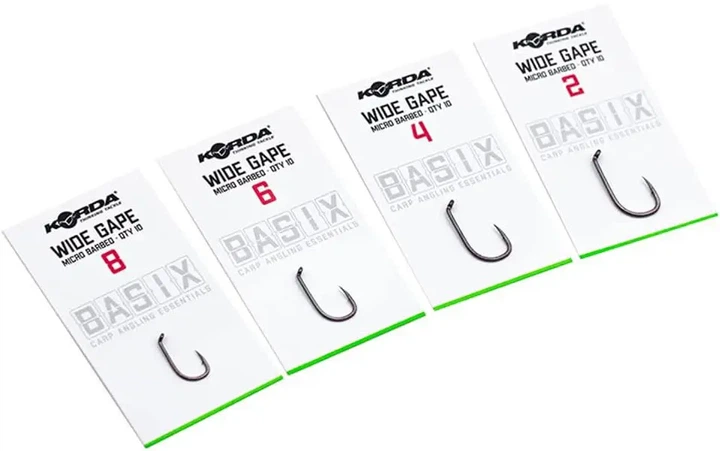 Крючки Korda Basix Wide Gape №4 10шт (KBX002) - изображение 3