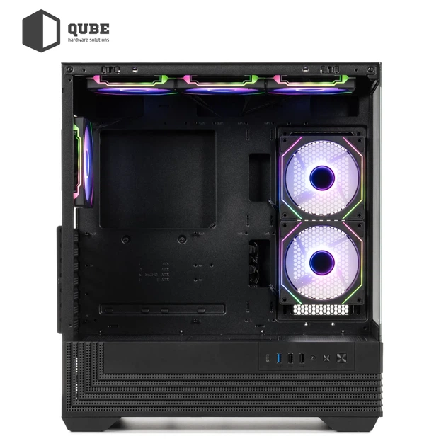 Корпус Qube FORT ARGB Black (FORT_GBNU3) - зображення 10