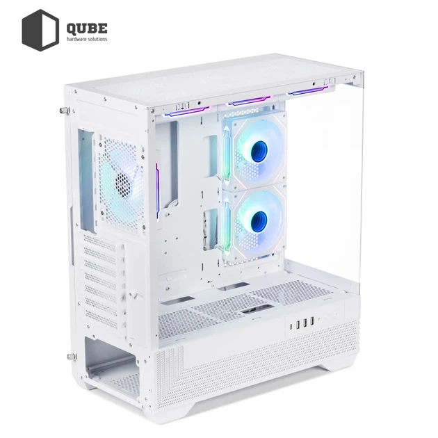 Корпус Qube FORT ARGB White (FORT_GWNU3) - Фото 6 Корпус Qube FORT ARGB White (FORT_GWNU3) - изображение 6