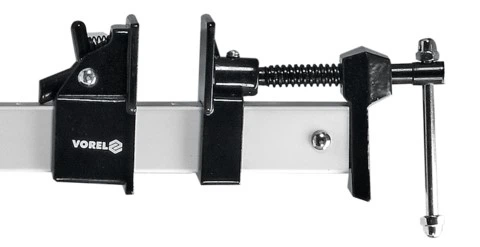 Струбцина для клеєння плит VOREL Алюмінієва направляюча 1500 мм (5906083041730) - зображення 3