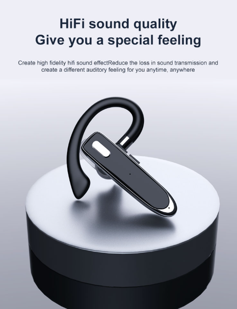 Беспроводная Bluetooth блютуз блютус Гарнитура + Кейс для телефона, смартфона Xoori FD43 - изображение 4