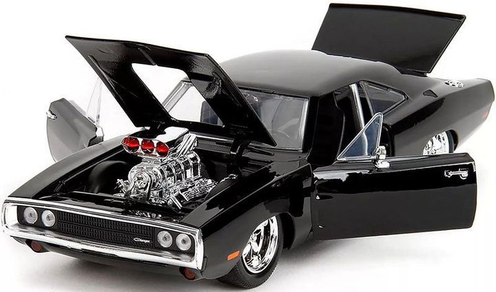 Автомобіль Simba Jada F&F Lamborghini Aventad 1970 Чорний (4006333098192) - зображення 5