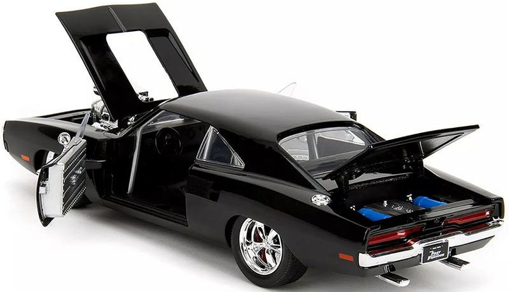 Автомобіль Simba Jada F&F Lamborghini Aventad 1970 Чорний (4006333098192) - зображення 7