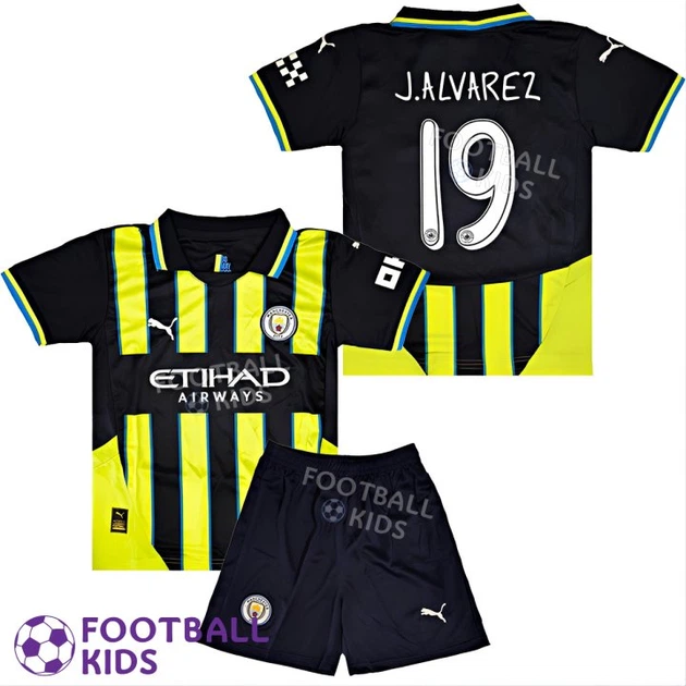 Детская футбольная форма J.ÁLVAREZ 19 Манчестер Сити 2024-2025 Away 135-145 см (set3601-125304-4) - Фото 1 Детская футбольная форма J.ÁLVAREZ 19 Манчестер Сити 2024-2025 Away 135-145 см (set3601-125304-4) - изображение 1